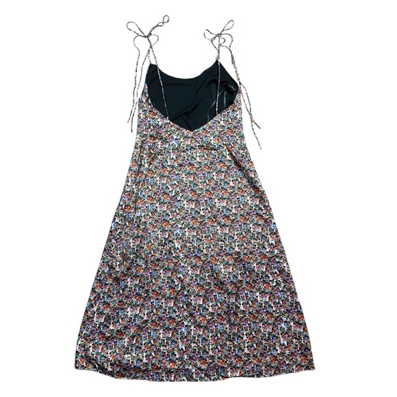 For Love & Lemons Multi Floral Print Hayes Midi Dress Womens M - Picture 9 of 9
